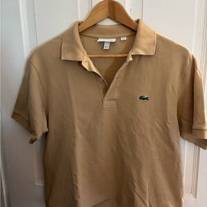 Lacoste Men's Beige Polo Shirt